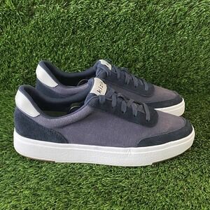 Kizik The Prague Mens Size 10 Casual Blue White Shoes Sneakers Hands free